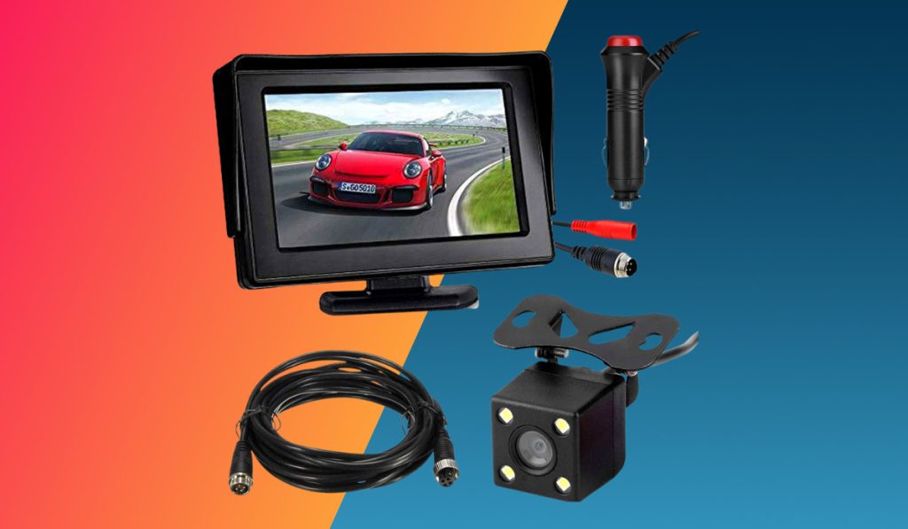 Rohent N04 Wired Backup Camera System with Monitor 