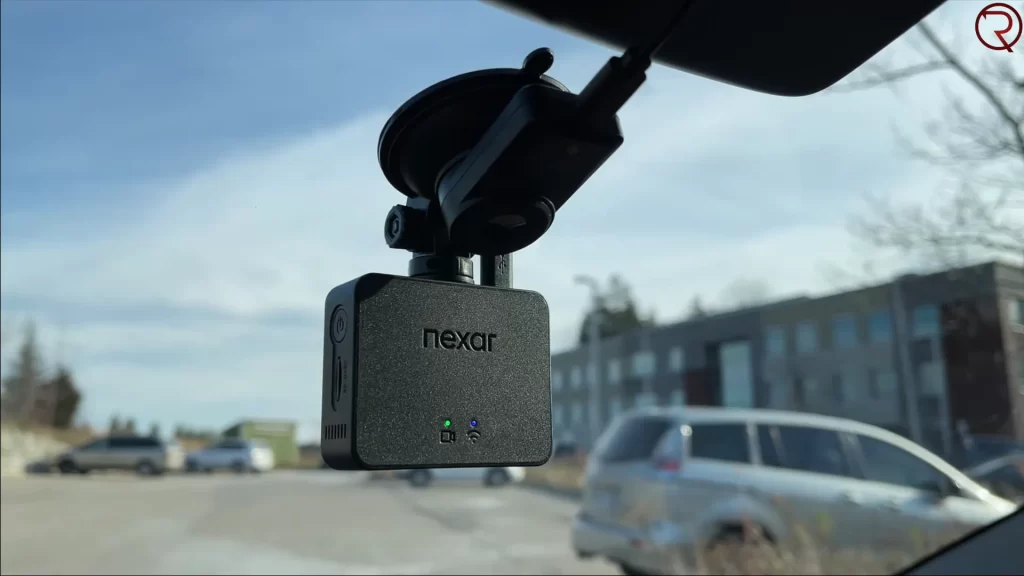 Nexar Beam dash cam installed on my car windshield_1920_1080